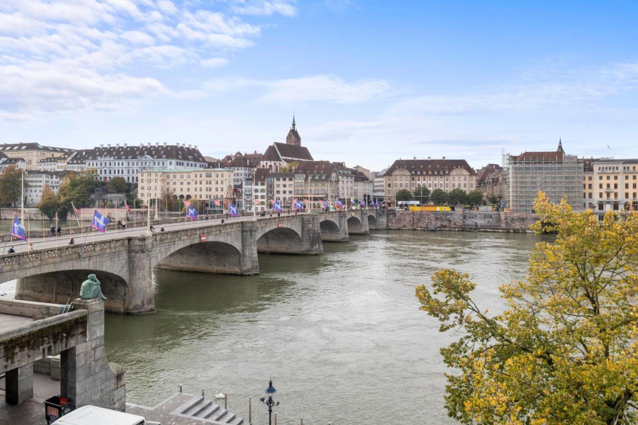True Basel - Stadtwohnung I Rheinblick Екстер'єр фото